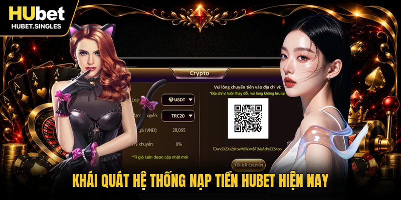 Khái quát hệ thống nạp tiền HUBET hiện nay
