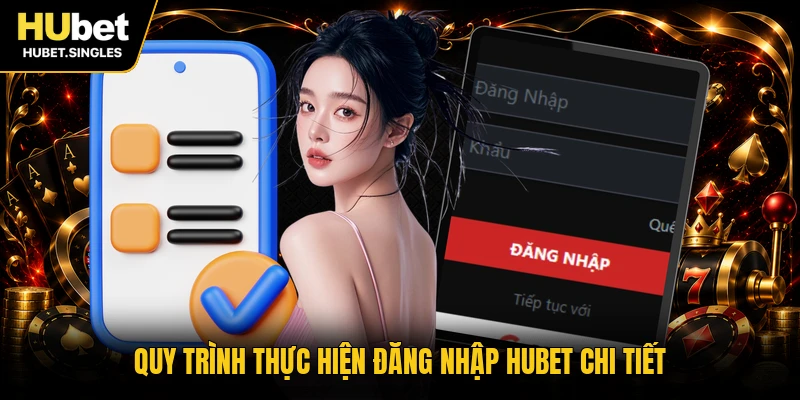 Quy trình thực hiện đăng nhập HUBET chi tiết